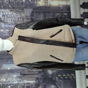 Blank Noir Buckle Moto Grunge Jacket With Defects sz M